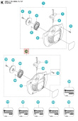 Conjunto de arranque Husqvarna 343FR, 345FX, 345RX Conjunto de arranque Husqvarna 343FR, 345FX, 345RX