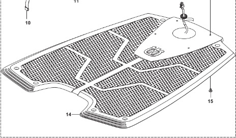 PLETINA DE CARGA KIT 220AC, 230ACX, 260ACX, 265ACX