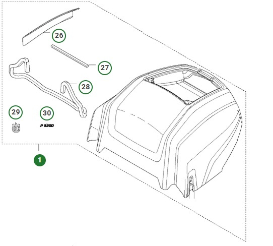 Cubierta Del Motor 5757500-01