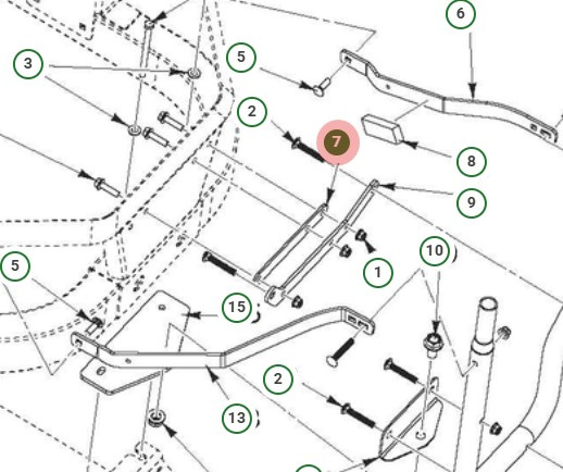 Placa espaciadora negra 5762215-02