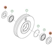 Sellado De Polvo 5766143-01 Sellado De Polvo 5766143-01