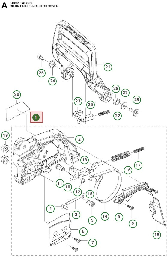 Tapa Embrague Kpl 543Xp 5774338-01