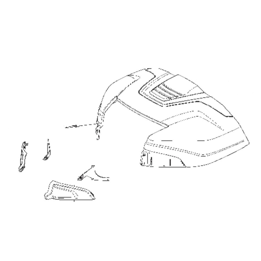Cubierta del motor Kpl