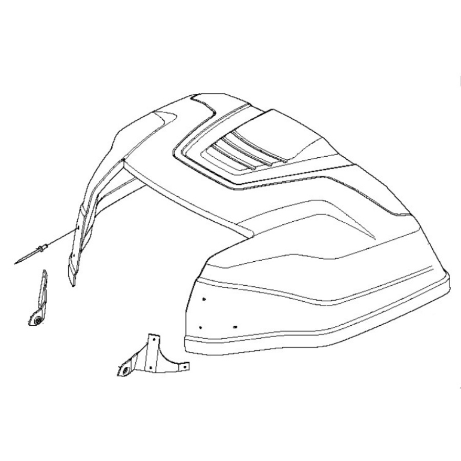 Cubierta del motor Kpl