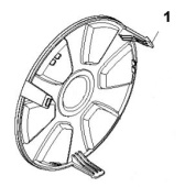 TAPACUBOS Gardena R38Li-R80Li, Flymo 1200R TAPACUBOS Gardena R38Li-R80Li, Flymo 1200R