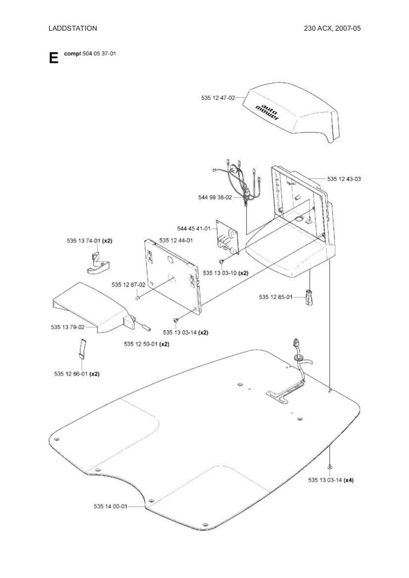 CONDUCTO Estación de carga