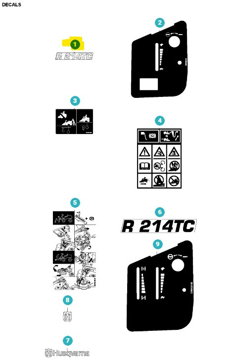 Calcomanía Rider 214TC