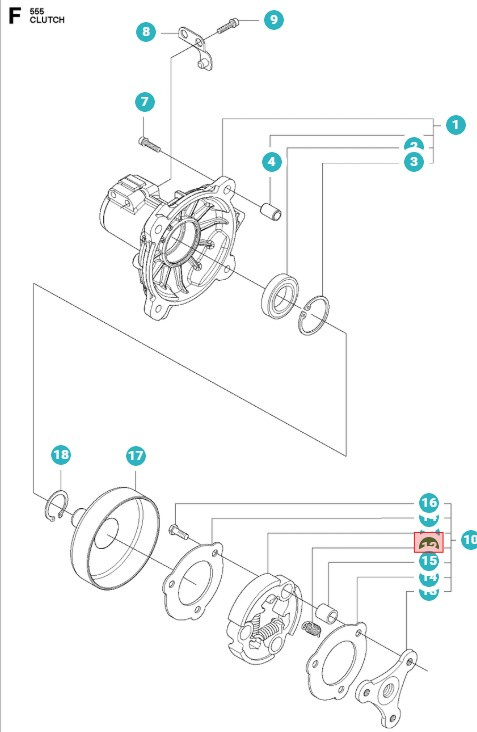 Muelle de embrague 5787694-01