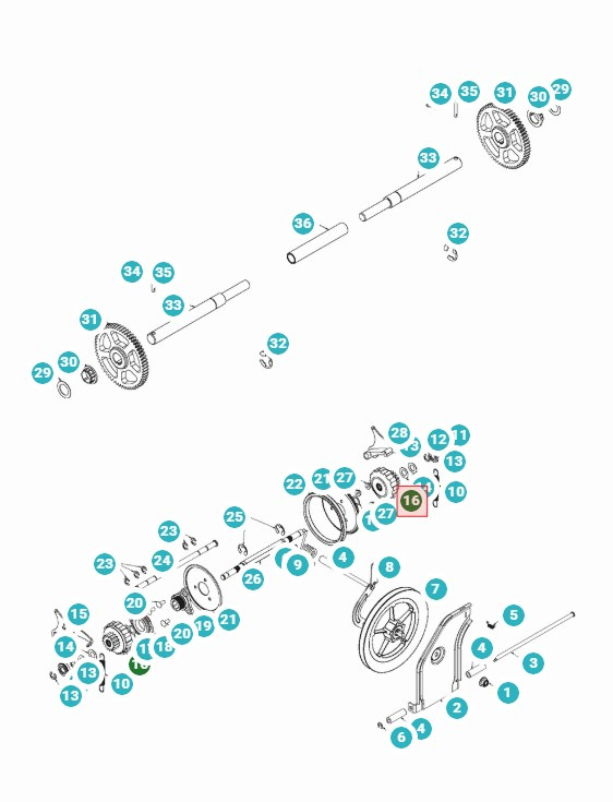 Impulsor De Engranajes 5807560-01