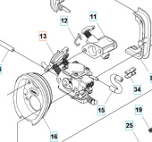 Carburador 345FR, 545FR, 545FX, 545RX Carburador 345FR, 545FR, 545FX, 545RX
