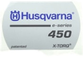 Calcomanía Husqvarna 450 E-series Calcomanía Husqvarna 450 E-series