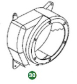 Carcasa Del Soplador 5809605-01 Carcasa Del Soplador 5809605-01