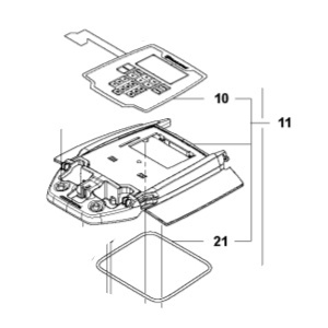 CONJUNTO DE TAPA INCL TECLADO