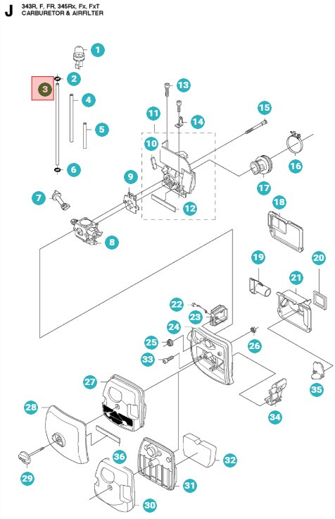 Manguera de combustible 5817561-23