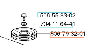 Rueda tensora de correa