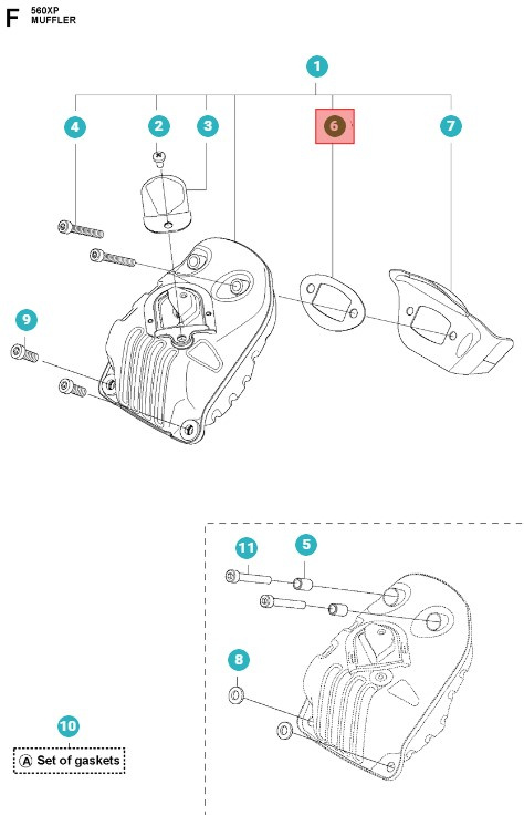 Junta Silenciador 5819185-01