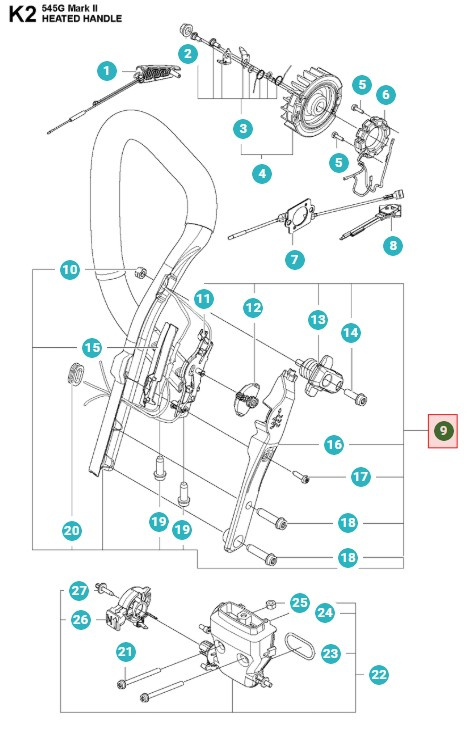 Calefacción Kit Maneta Delantera 5820149-02