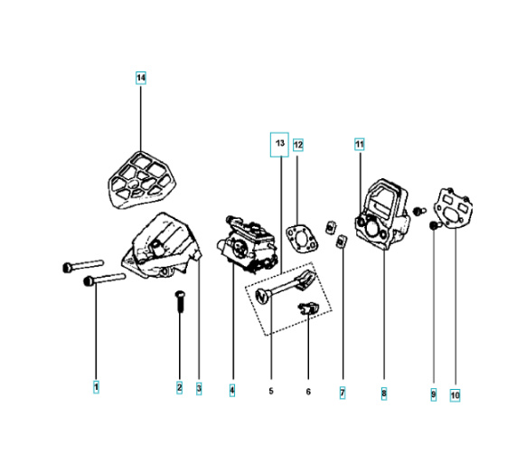 Carburador Husqvarna 120, 125