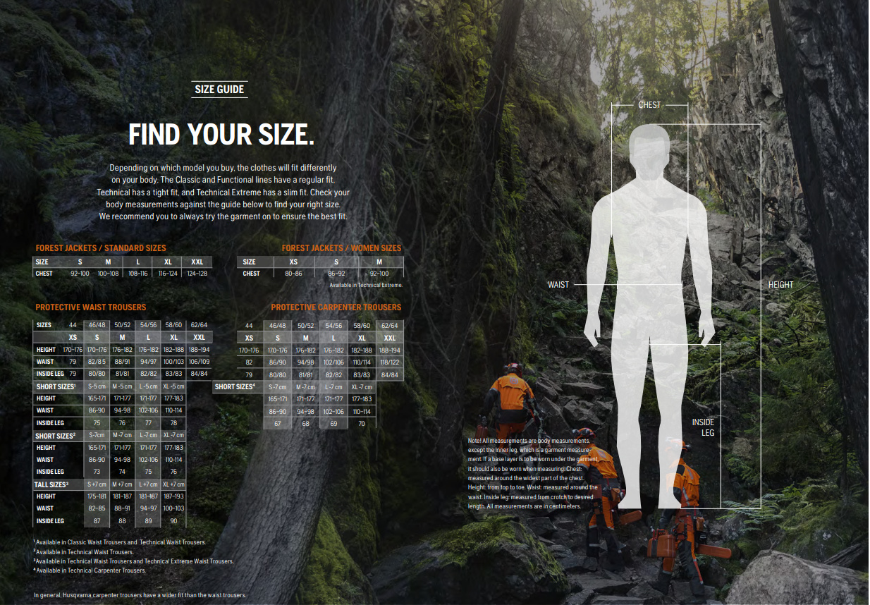 Chaqueta de los bosques Husqvarna Technical