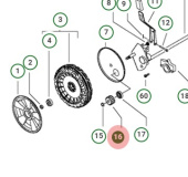 Piñón Pm, 11T, raíz de 21,25 mm Piñón Pm, 11T, raíz de 21,25 mm
