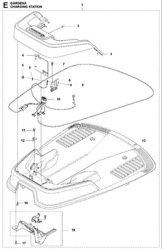 CUBIERTA Estación de carga (grey)
