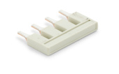 Puente de bloque de terminales, 4P, fusible Puente de bloque de terminales, 4P, fusible