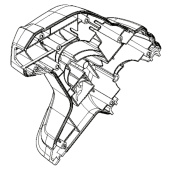 Tapa del motor izquierda Tapa del motor izquierda