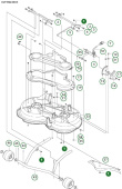 Conjunto de plataforma de corte - Jc85 Jonsered Conjunto de plataforma de corte - Jc85 Jonsered