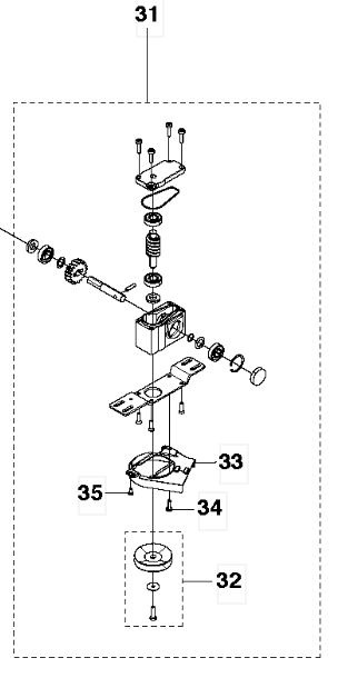 Engranaje helicoidal con protección
