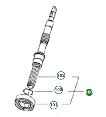 Eje De La Bomba 5868790-01