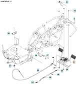Placa de pedal Manual Compl.
