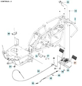 Placa de pedal Manual Compl. Placa de pedal Manual Compl.