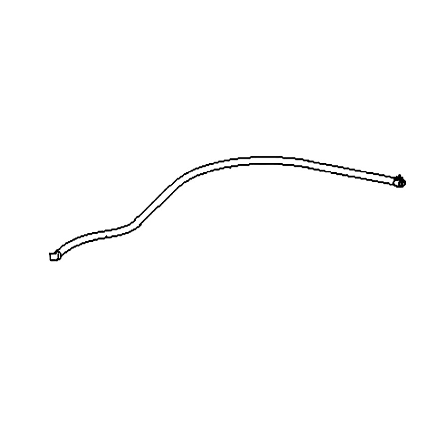 Manguera de vapor de 3/16 pulgadas, longitud 41 pulgadas