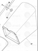 GRASS BAG ASSY 2,3 CU FT, 21 I GRASS BAG ASSY 2,3 CU FT, 21 I