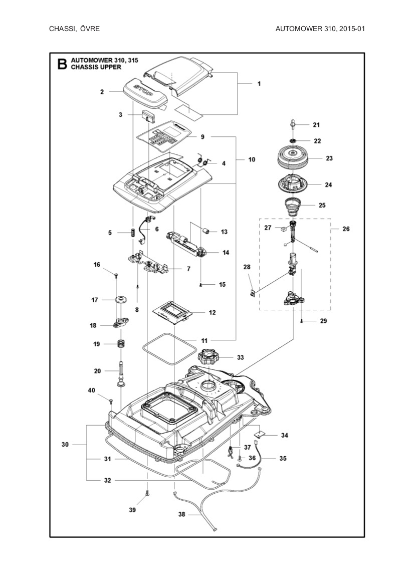 Kit de joystick 5874488-01