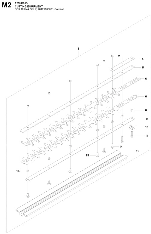 Conjunto de cuchillas 226Hd60S