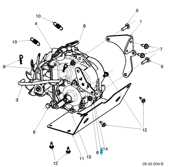 Bellcrank Speed, Pista Negro Z 5892890-02