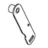 Rueda guía de accionamiento del brazo Pla zinc negro 5892905-02 Rueda guía de accionamiento del brazo Pla zinc negro 5892905-02