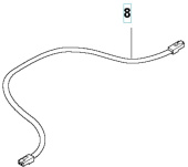 Conjunto De Cableado L=650Mm/ Laboratorio Blanco 5893508-07 Conjunto De Cableado L=650Mm/ Laboratorio Blanco 5893508-07