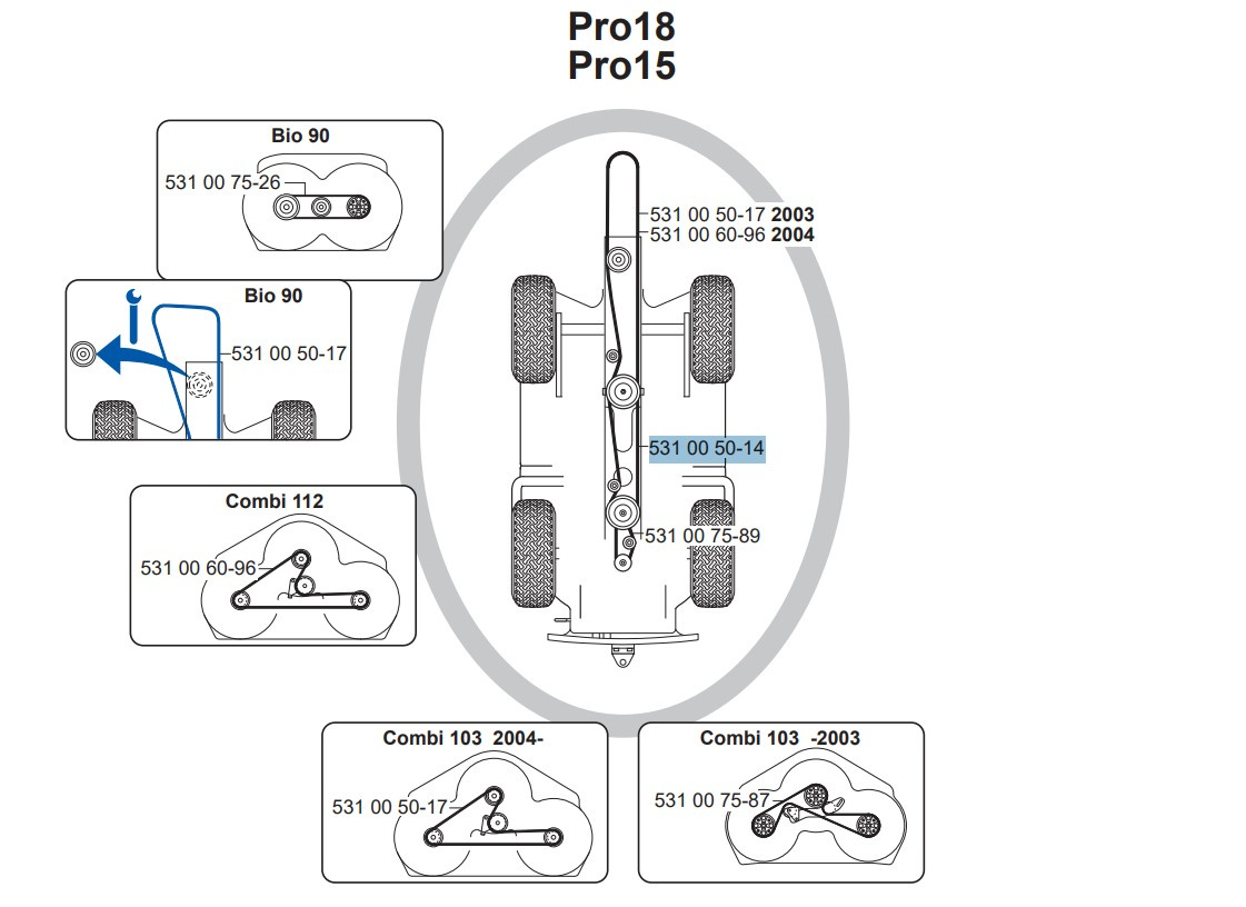 Correa Rider 11, 13, 970, Proflex 1200, FRM13