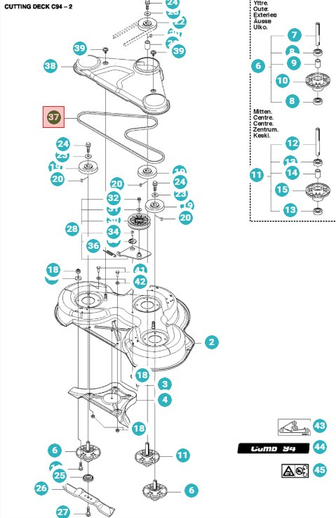 Correa Rider 94cm 213, 214TC/T/C