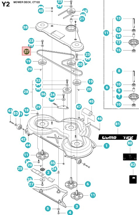 Correa Rider Proflex 21, P524, 422Ts, M105-97F