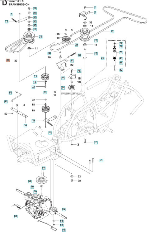 Correa R111B, Jonsered FR2312 MA