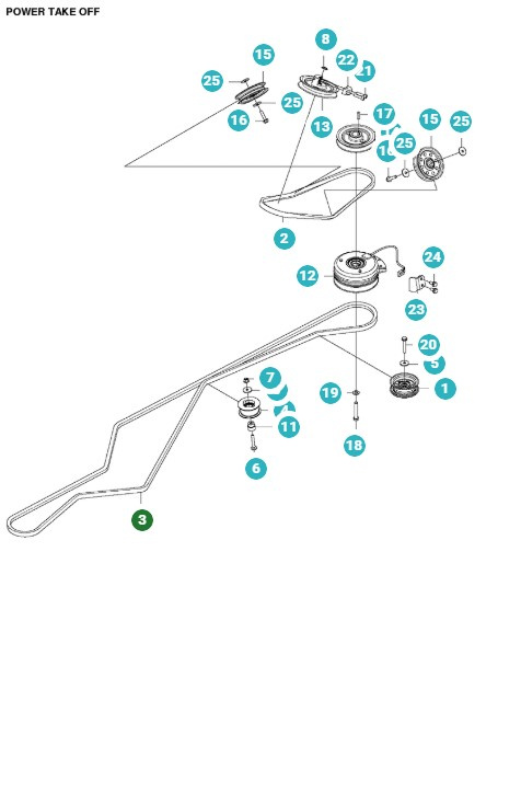 Correa Husqvarna P524