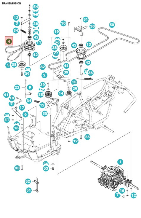Correa Rider 112C, Jonsered FR2312MA