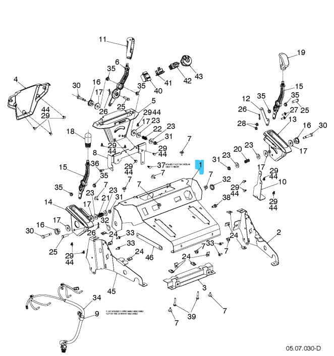 Base Consola Husqvarna Greyms 5896264-02