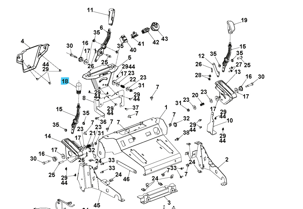 Deflector de perilla 5897963-01