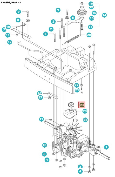 Conjunto de tapa del tanque