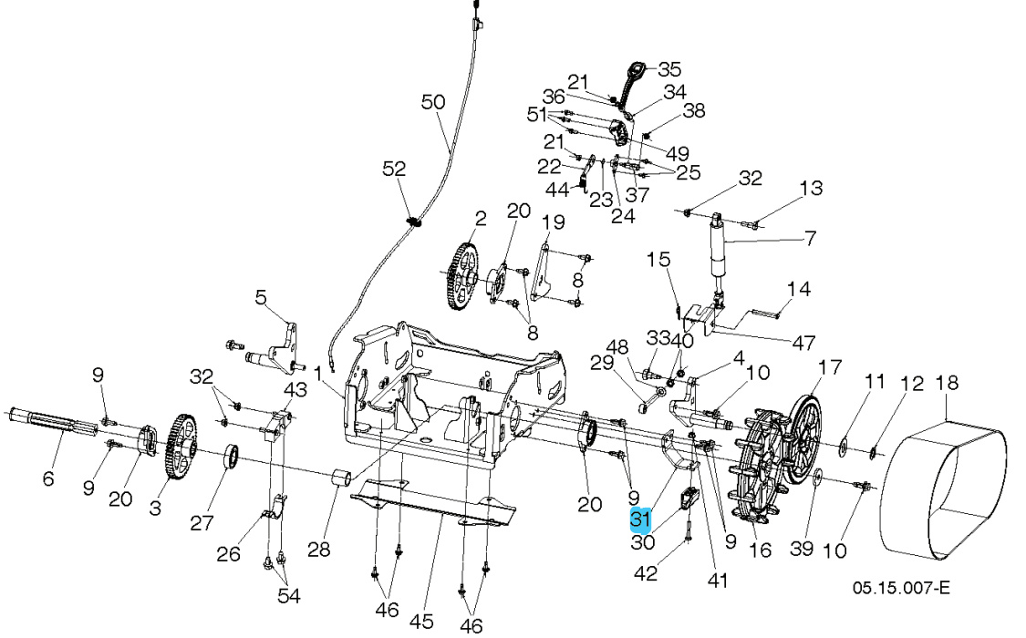 Guía de riel de soporte de zinc negro