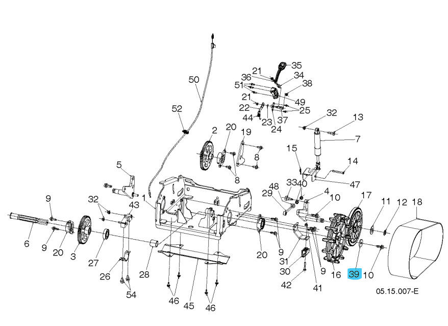 Placa espaciadora .38 X 1.5 5906985-01